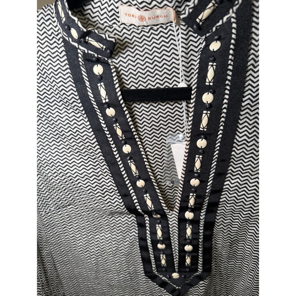 New Tory Burch - Tory Tunic -Birch Zigzag Mini - Size 0 - Picture 5 of 5